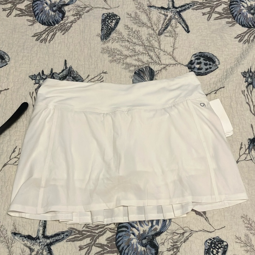 White Athletic Skirt